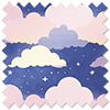 Cloudy Cosmos, Purple Twilight - Motorised Roman Blind